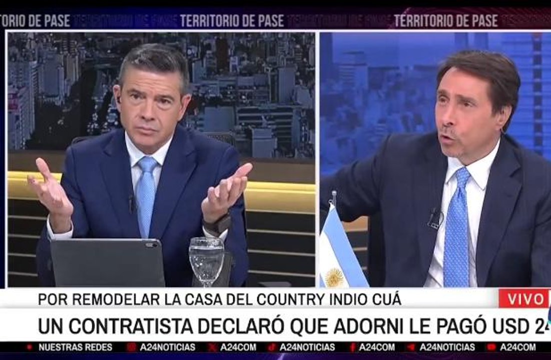Imagen para el artículo: Clima de funeral en A24 por Adorni: apagado y desganado, Feinmann aseguró que el gobierno recibió “una piña en el mentón”