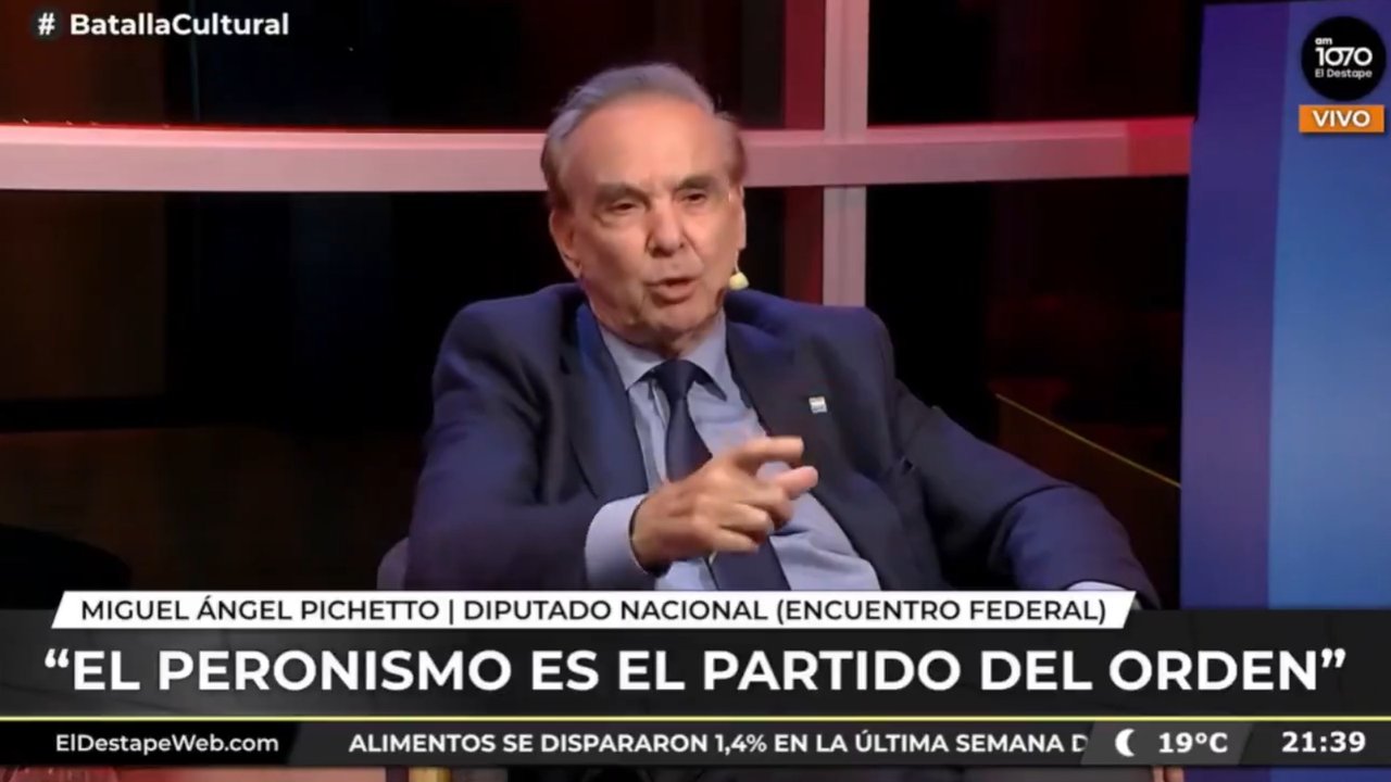 Imagen para el artículo: Pichetto: “Yo le diría a Kicillof que vaya a ver a Cristina, es importante que la vea, es importante lo humano en la política”