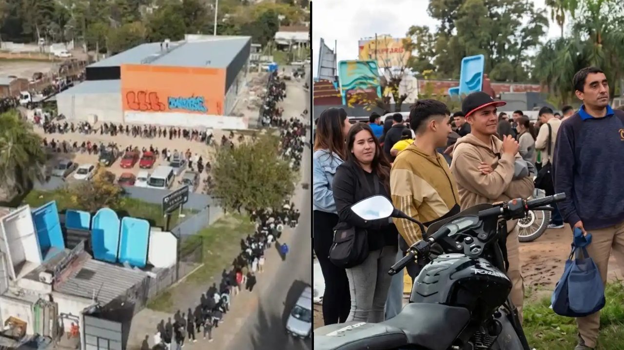 Imagen para el artículo: Duros testimonios en la puerta del frigorífico donde 3000 personas hicieron fila por 60 puestos de trabajo