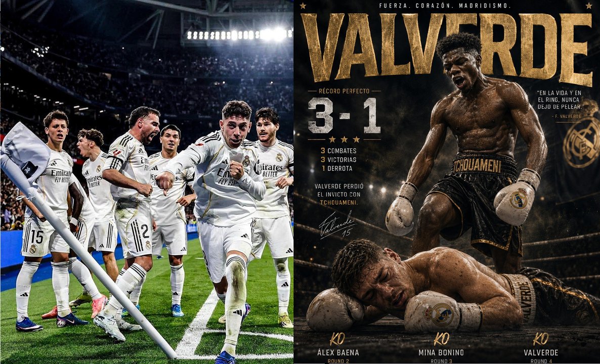 Imagen para el artículo: Los memes de la escandalosa pelea a golpes en Real Madrid entre Tchouaméni y Valverde: el uruguayo fue hospitalizado y se pierde el clásico
