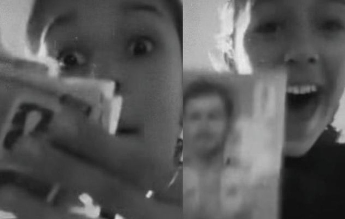 Imagen para el artículo: Lo festejó como un mundial: la euforia viral de la hija de Paredes por la figurita de su padre