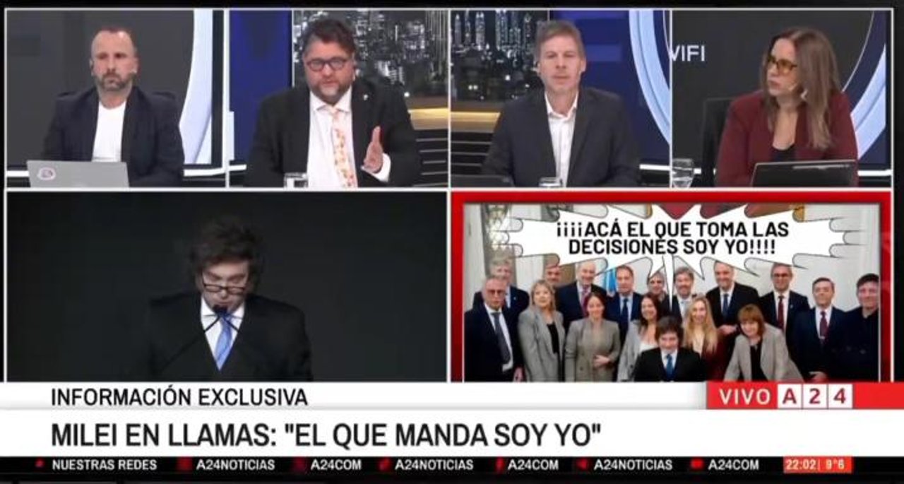 Imagen para el artículo: “No me interrumpas, el que manda soy yo”: los gritos de Milei a Patricia Bullrich en la reunión de gabinete