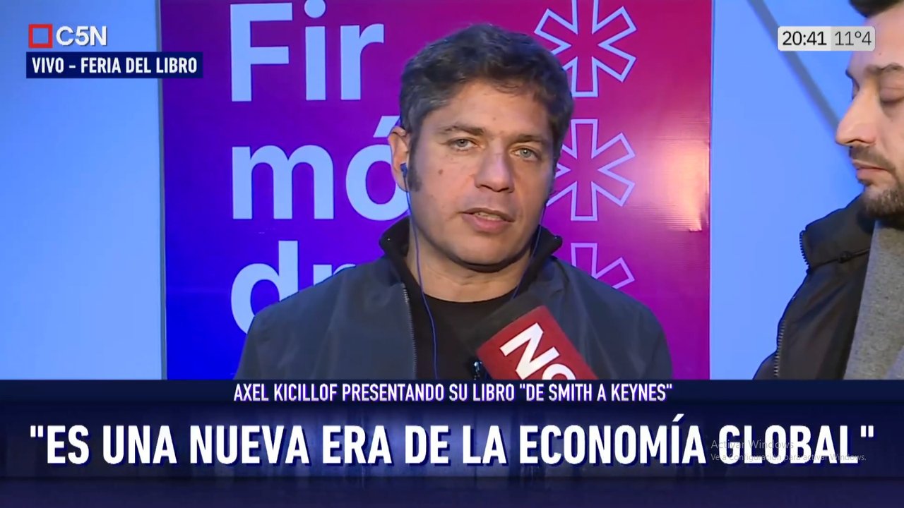 Imagen para el artículo: Axel Kicillof: “A Milei no le importa la pérdida puestos de trabajo salvo uno, el de Adorni”