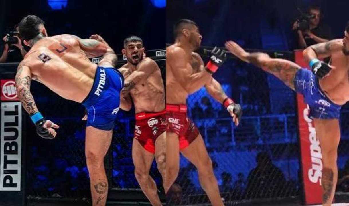 Imagen para el artículo: KO letal: el argentino Staropoli dejó inconsciente a su rival con una tremenda patada giratoria