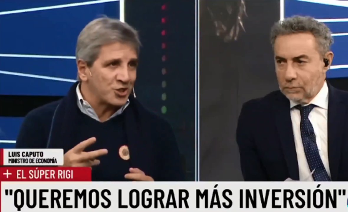 Imagen para el artículo: El fallido de Caputo cuando Majul le preguntó cuándo mejora la economía del país