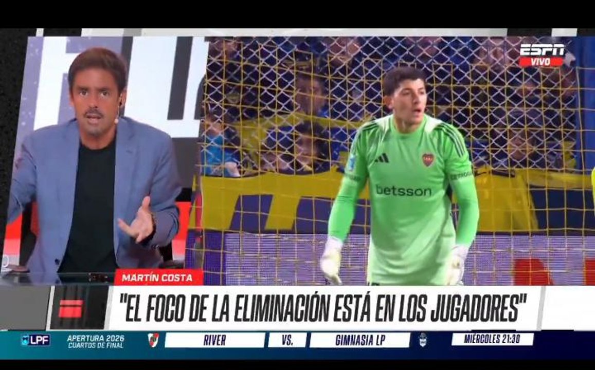 Imagen para el artículo: Closs mandó al frente a los jugadores de Boca y dijo que “no se la dan a Weigandt, no le tienen confianza"
