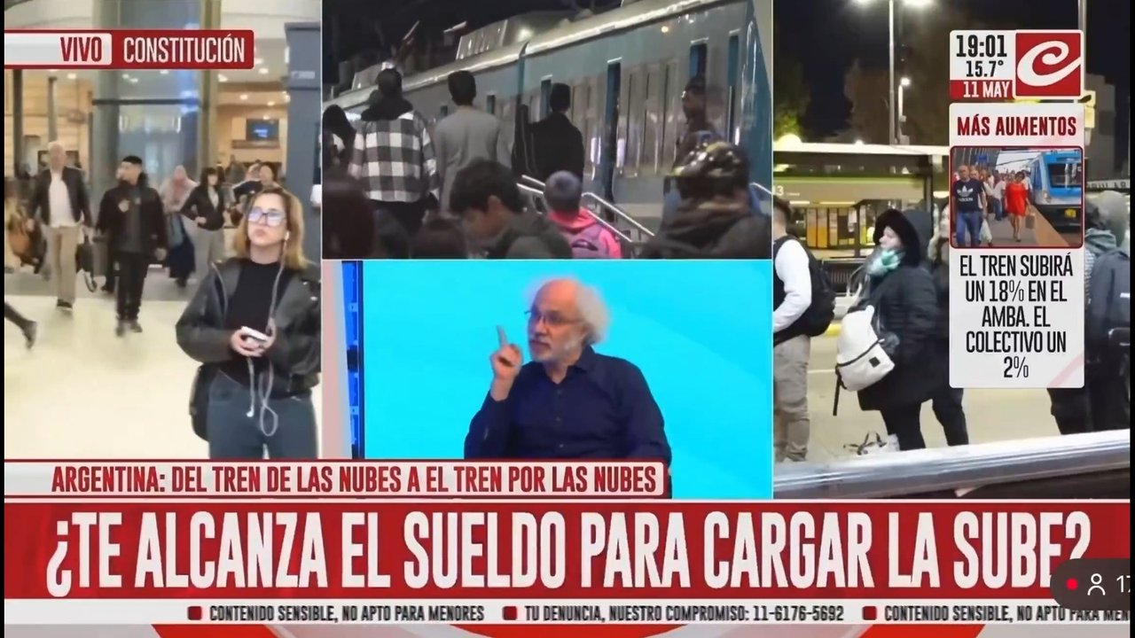 Imagen para el artículo: Los ridículos argumentos de Diego Recalde para justificar por qué “con Milei se vive mejor que antes”