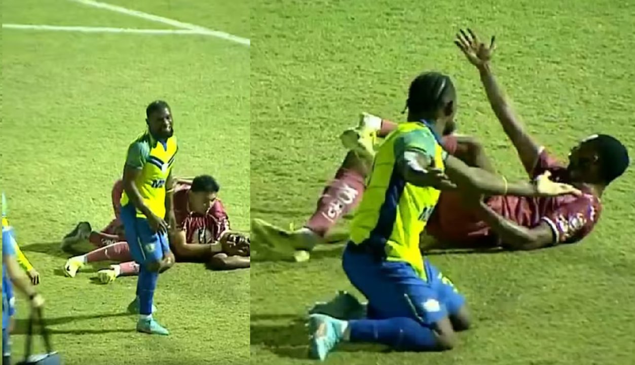 Imagen para el artículo: No apto para impresionables: escalofriante lesión de un brasileño que hizo llorar a compañeros y rivales