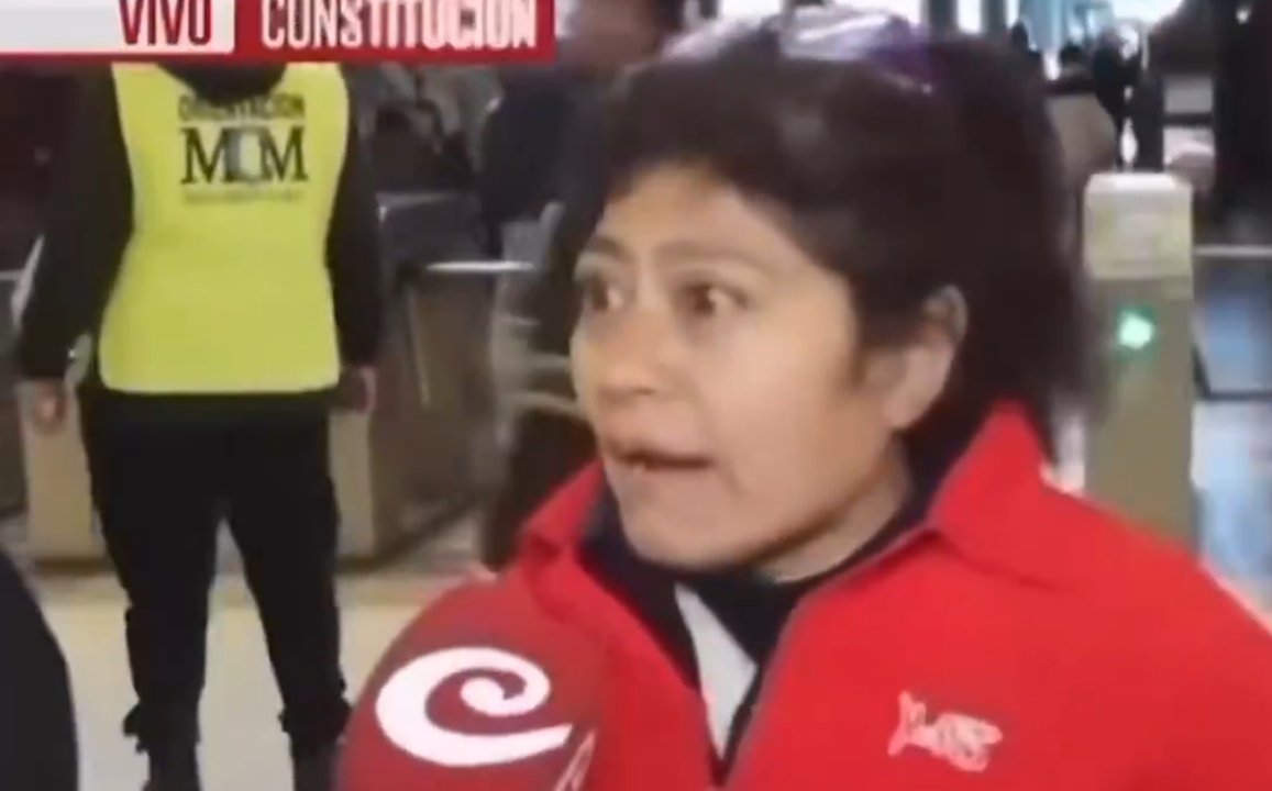 Imagen para el artículo: En la estación de Constitución apareció la mejor analista política de los últimos años