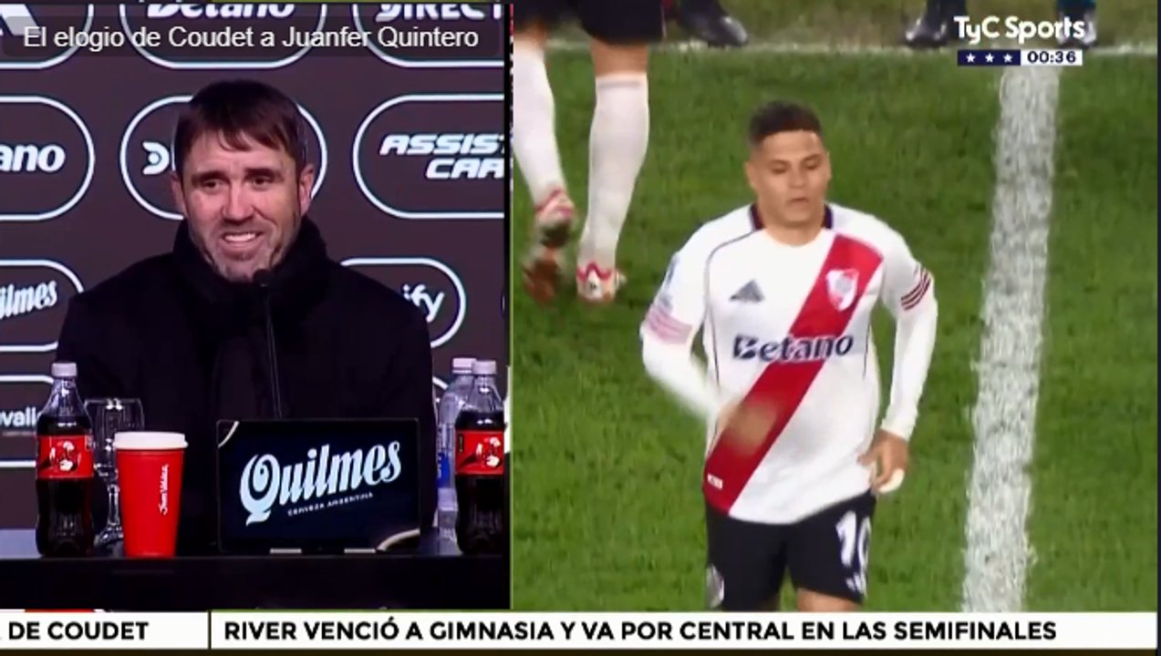 Imagen para el artículo: “Por eso vos sos un gran periodista y yo un humilde entrenador”, el cruce de Coudet en conferencia