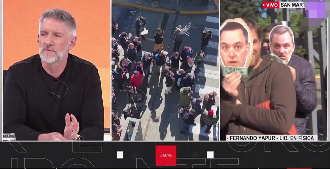 Imagen para el artículo: “Nos vamos a deslomar”: trabajadores del Inti repudiaron a Adorni en la cara de Novaresio
