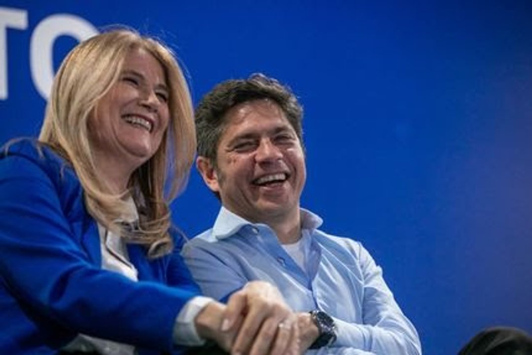 Imagen para el artículo: Tras el cruce con La Cámpora en La Plata, Magario redobló la apuesta y en pleno acto pidió que Kicillof “sea presidente”