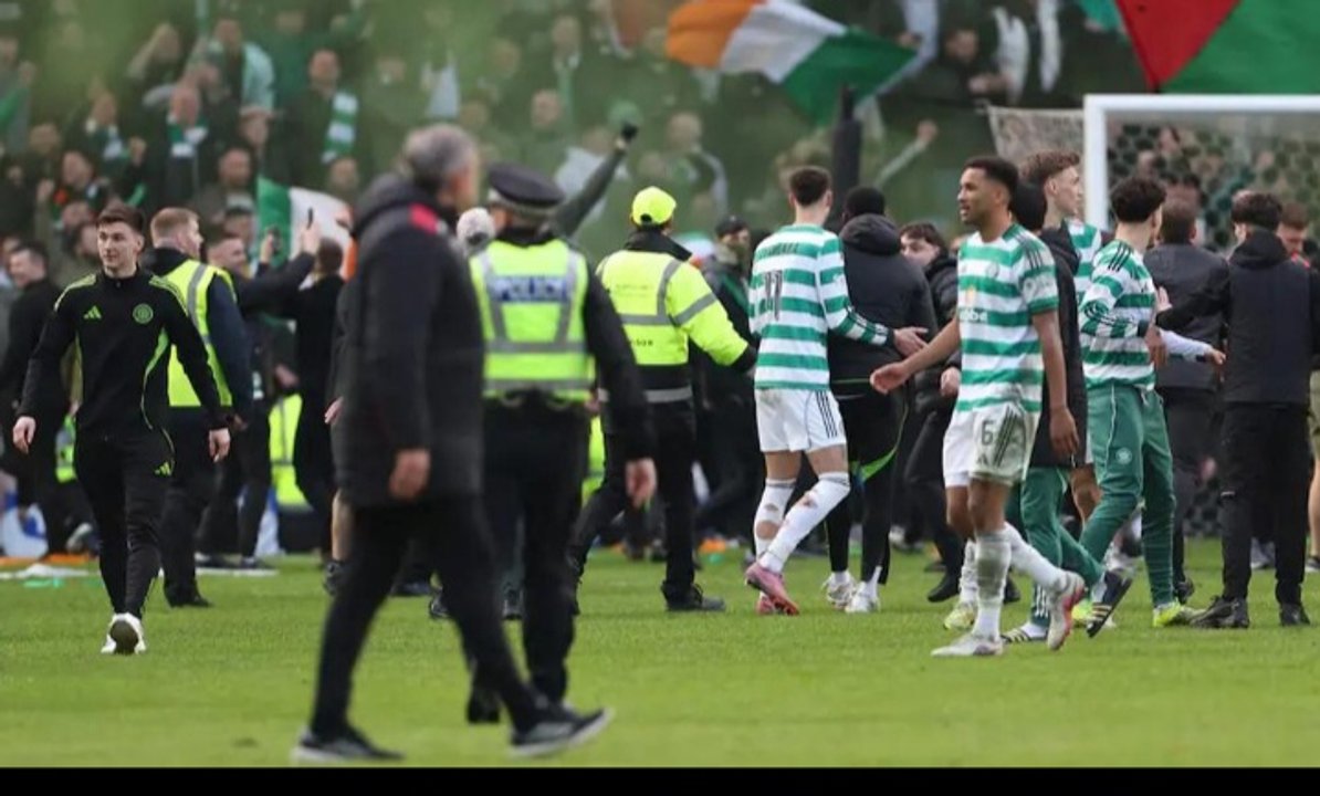 Imagen para el artículo: Final de película y locura total: Celtic salió campeón con un gol épico y los hinchas invadieron la cancha