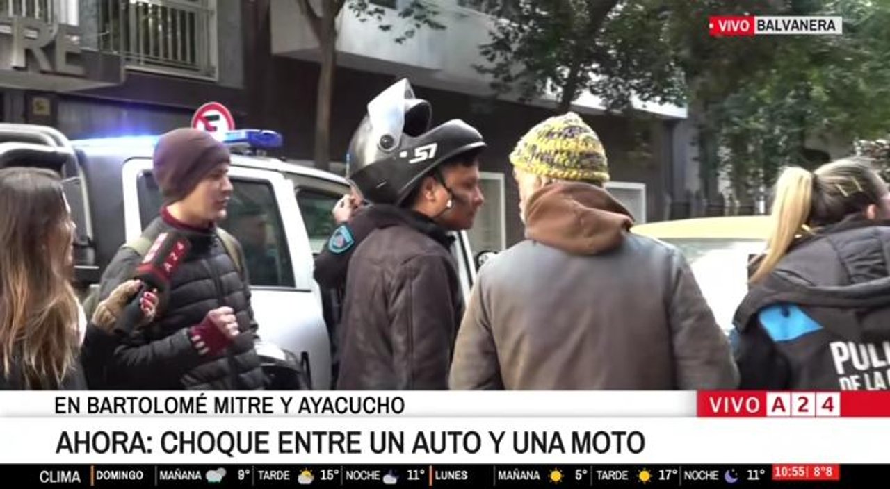 Imagen para el artículo: Papelón libertario: chocaron, dieron positivo de alcoholemia y lanzaron un patético “aguante Milei” en plena cobertura