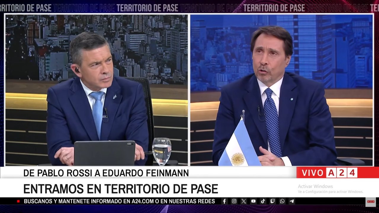 Imagen para el artículo: Feinmann y Rossi irritados con el candidato a presidir la Sociedad Rural cuya hija es vegetariana y dijo “mi padre sabe que el futuro es sin carne”