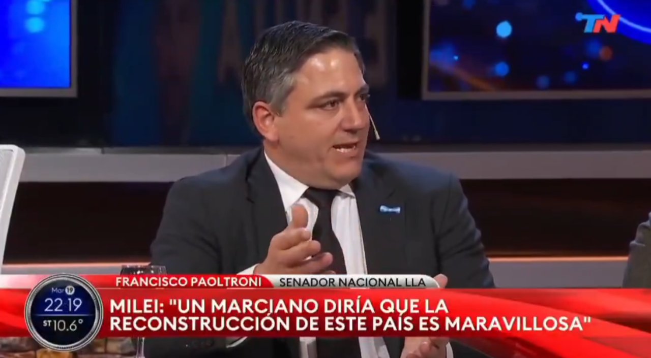 Imagen para el artículo: “El consumo cayó porque nacen menos niños”: la increíble excusa de un senador libertario en TN
