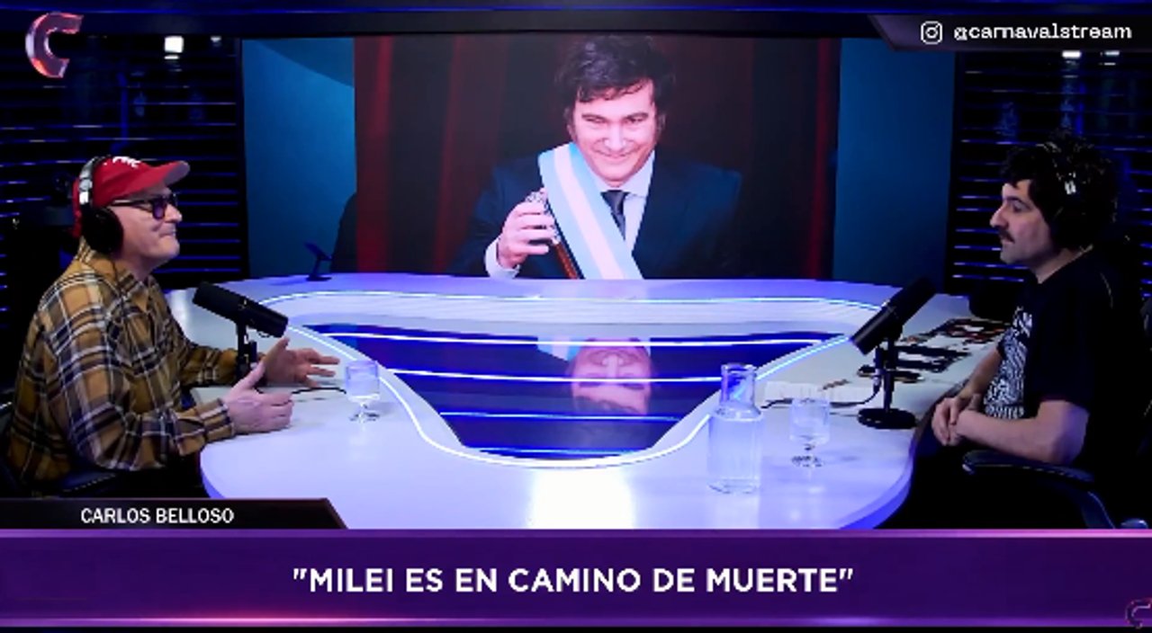 Imagen para el artículo: Carlos Belloso: “Milei es un títere, en una democracia exigente no dura dos segundos”