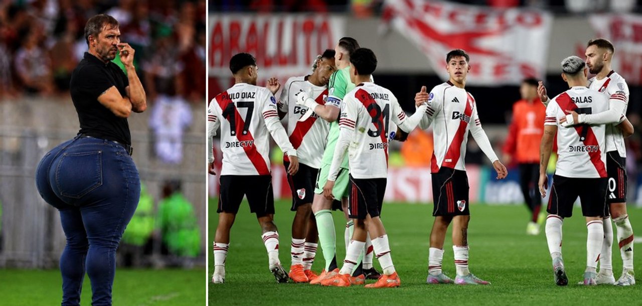 Imagen para el artículo: “El culo de Coudet" es tendencia: otra vez River empató sobre el final y se aseguró el 1 en la Copa