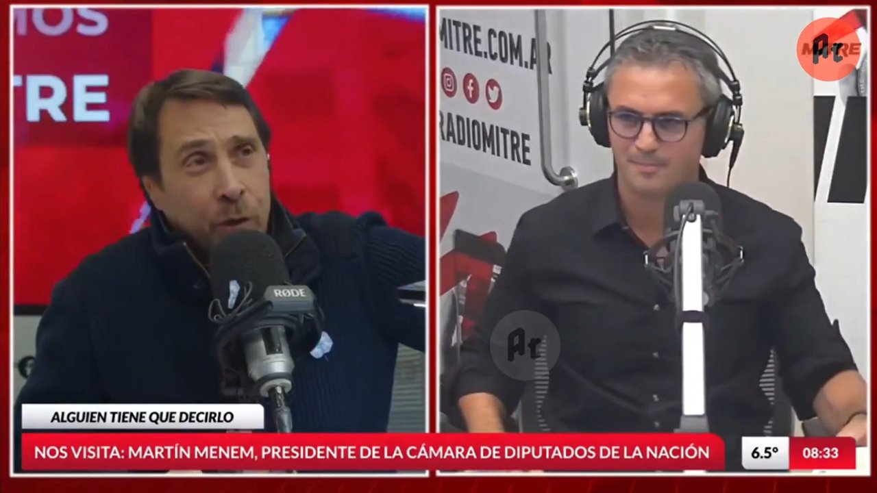 Imagen para el artículo: La desmentida de Martín Menem: “Yo no le mentí al presidente"