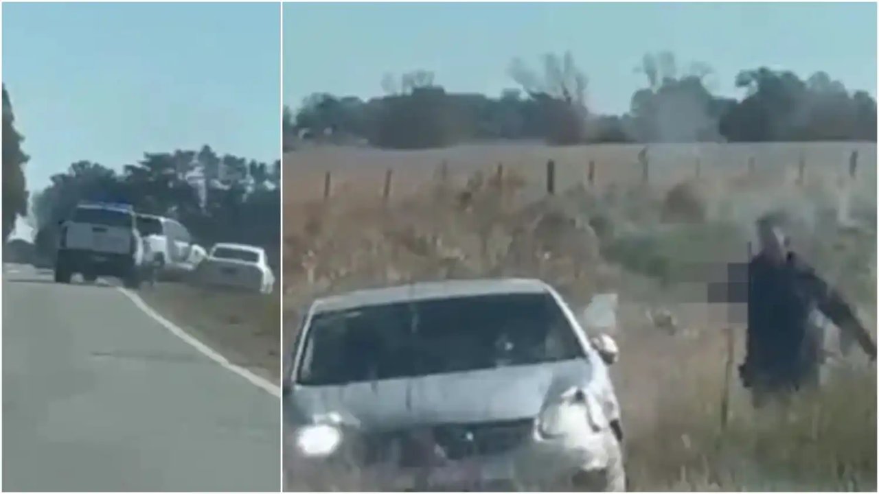 Imagen para el artículo: Persecución, tiros y choque: el caos para capturar a un hombre que había violado una perimetral
