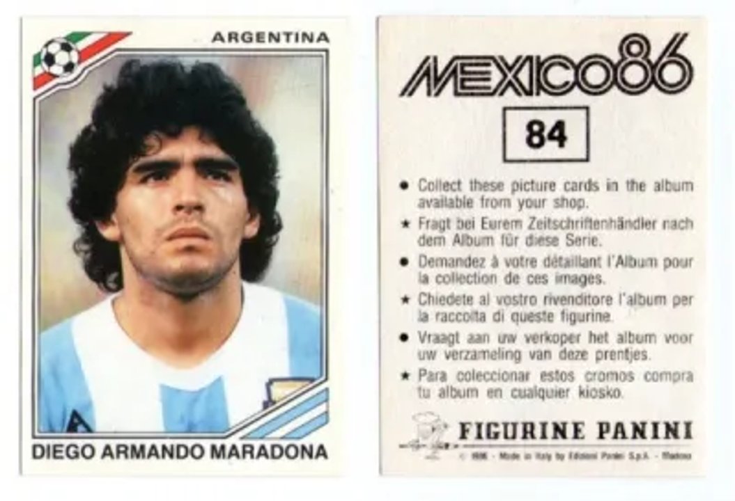 Imagen para el artículo: Mostró el álbum de México 86 de su padre y las reacciones fueron increíbles