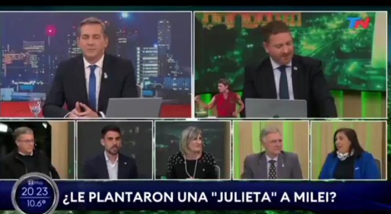 Imagen para el artículo: Papelonazo en TN: no se dio cuenta que seguían al aire , habló de más y Viale la tuvo que callar por sus  polémicos dichos sobre Rosemary