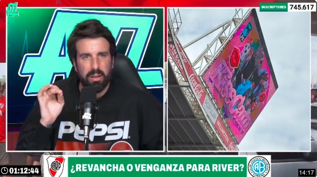 Imagen para el artículo: Azzaro explotó de furia contra la “kiss cam” que se estrenó en el Mario Alberto Kempes