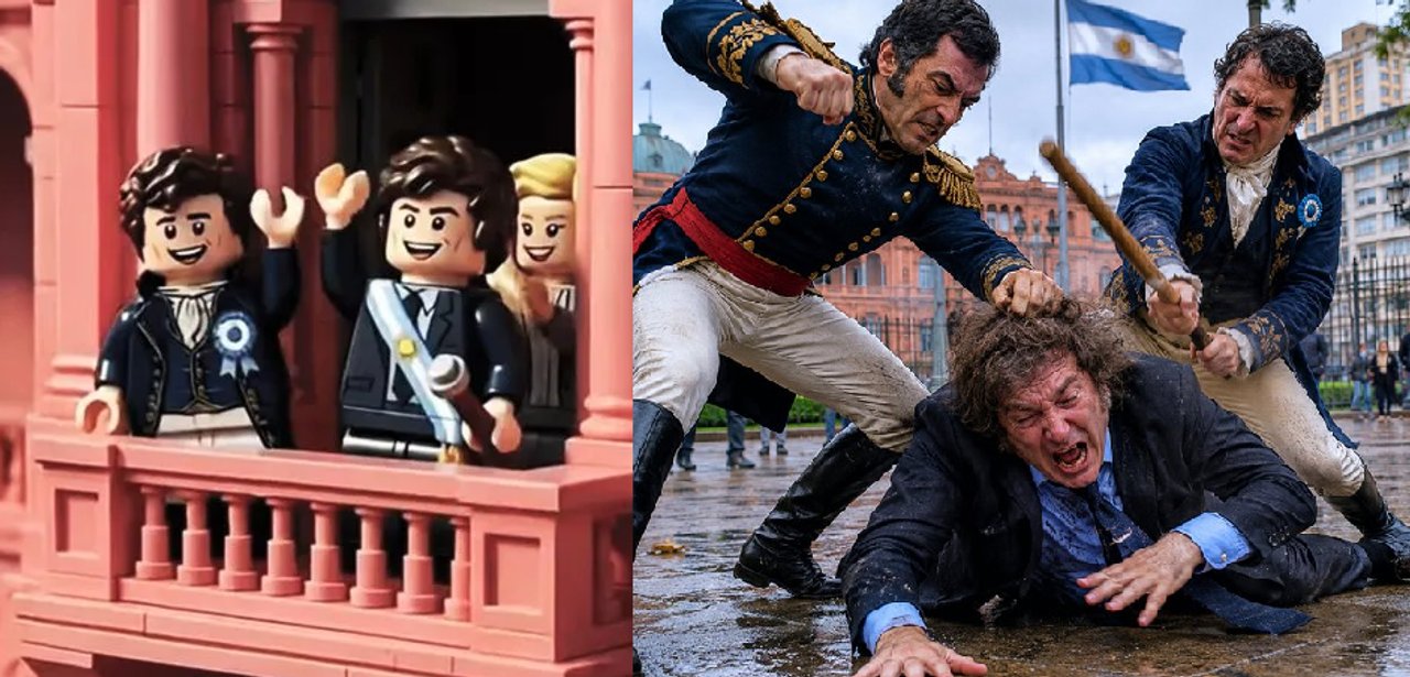 Imagen para el artículo: Repudio al video que compartió Javier Milei por el 25 de Mayo, como si fuera un prócer como Belgrano