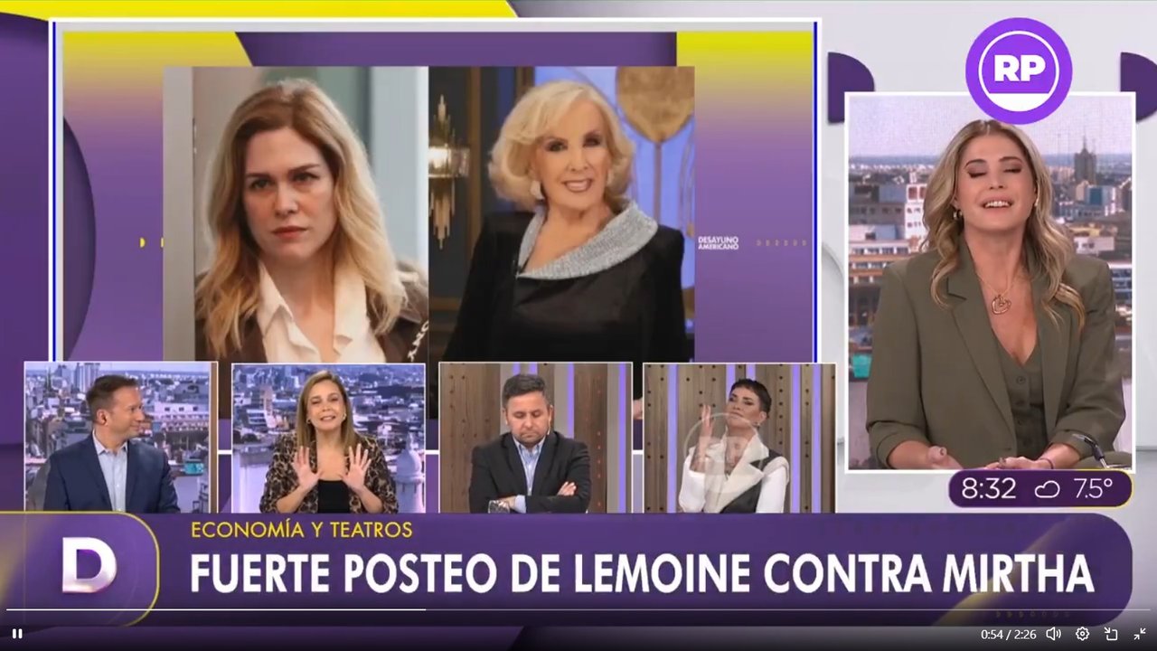 Imagen para el artículo: Pamela David refutó el argumento con el que Lilia Lemoine atacó a Mirtha Legrand: “Los que más tienen, tienen más”