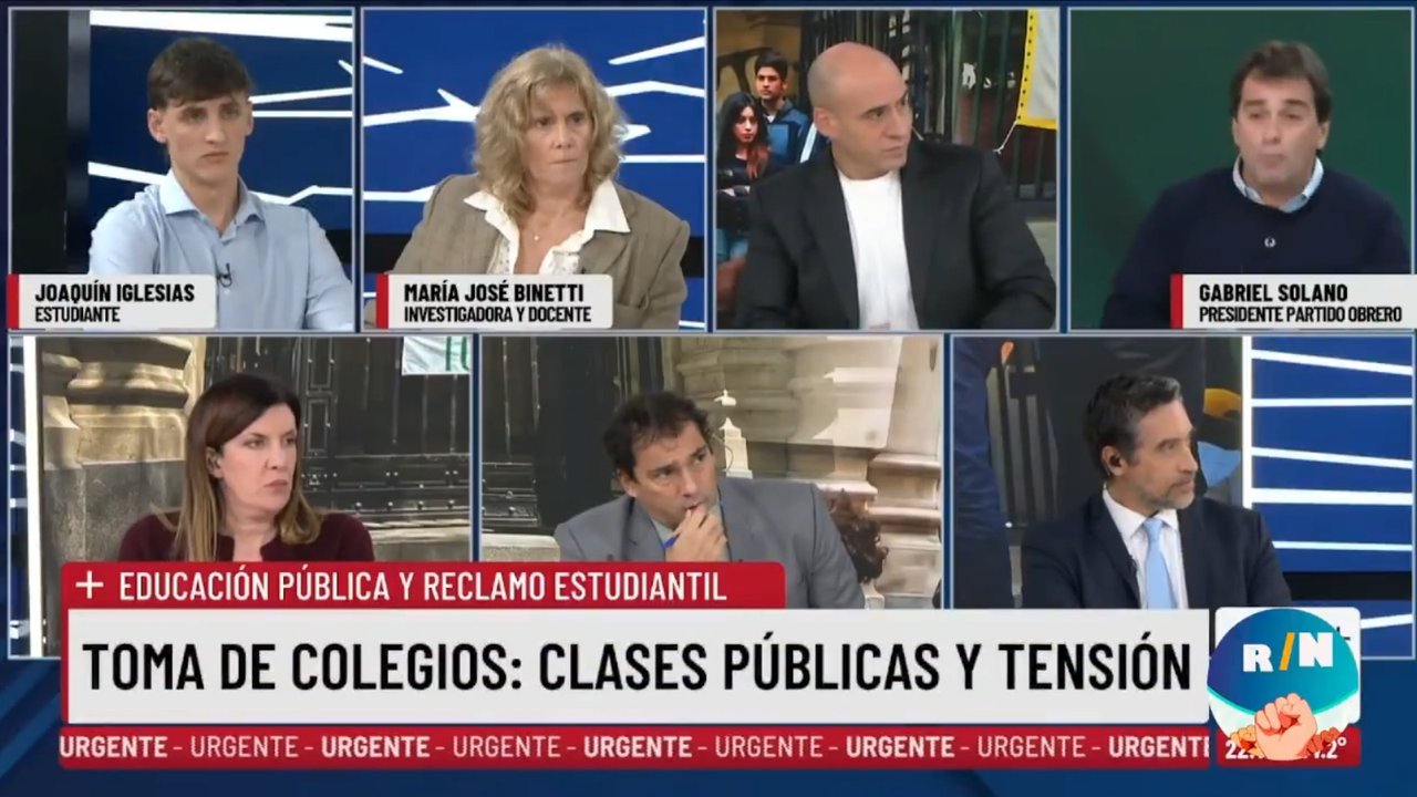 Imagen para el artículo: Solano puso en apuros a Trebucq: “¿Un pibe de catorce años puede ir en cana pero no puede decidir qué medida tomar en un colegio?”