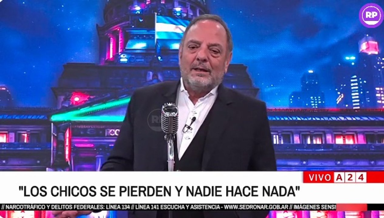 Imagen para el artículo: Baby Etchecopar con los tapones de punta contra Milei, Karina, Lemoine y a favor de las tomas