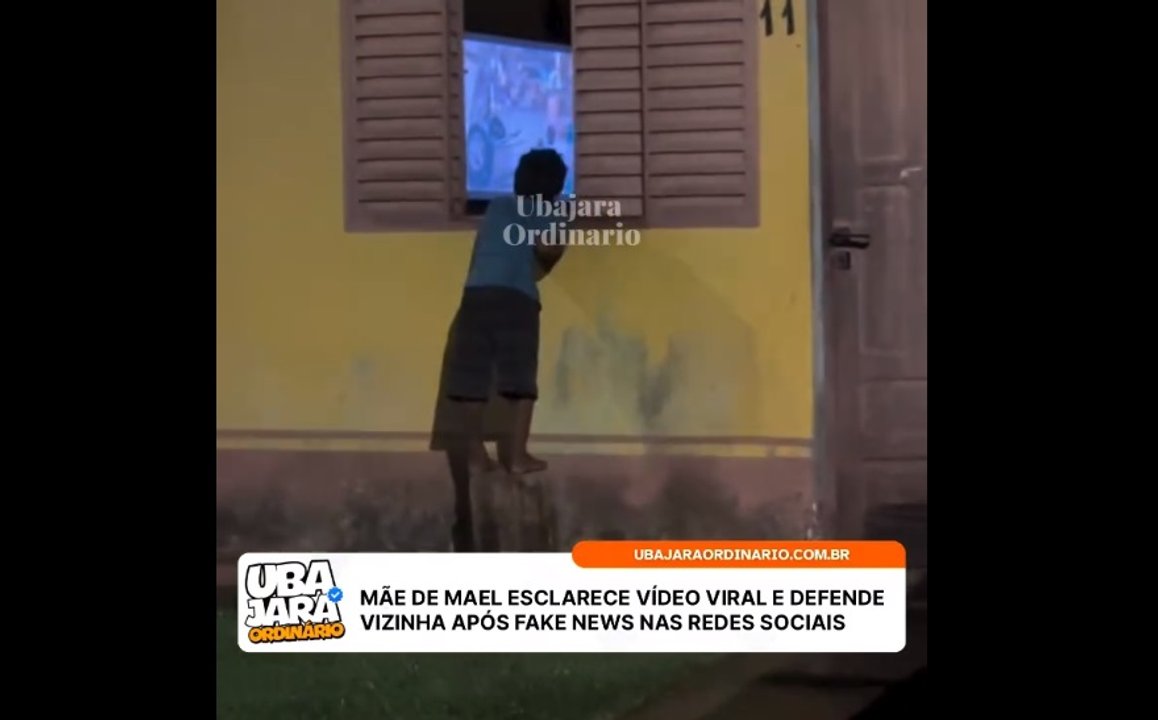 Imagen para el artículo: Un nene se hizo viral por mirar la televisión desde una ventana y generó una cadena de solidaridad conmovedora