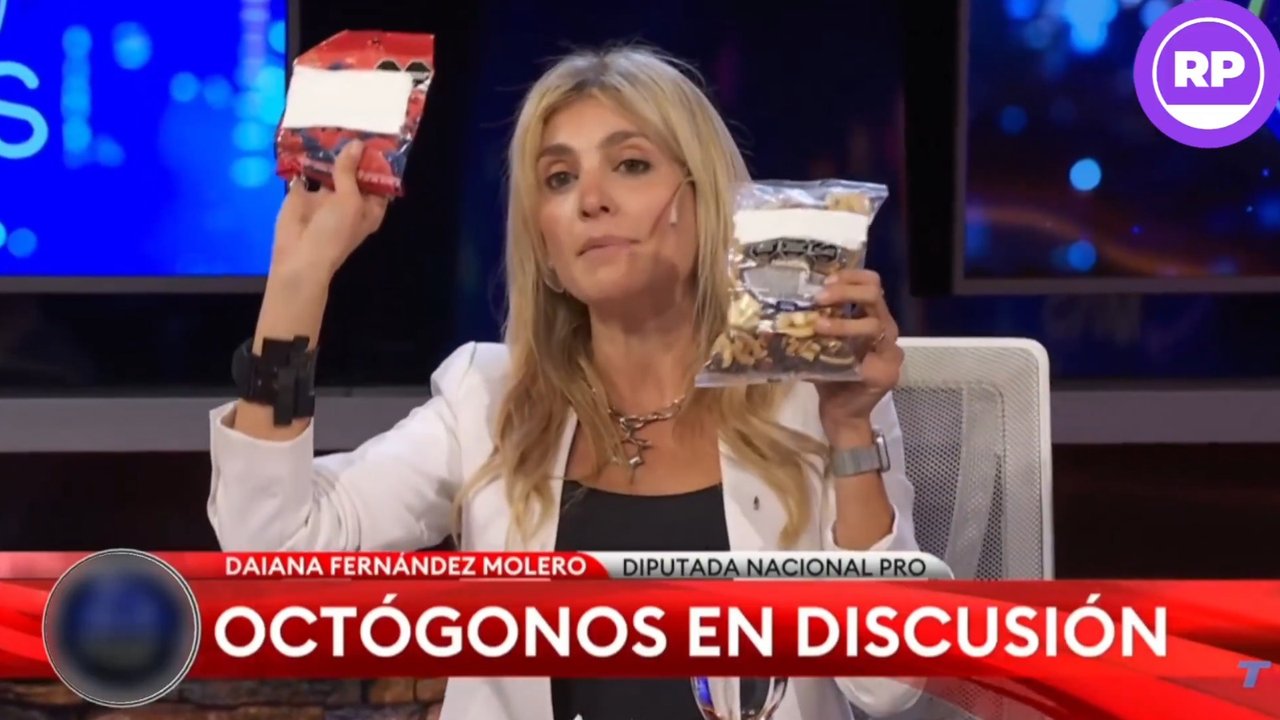 Imagen para el artículo: Diputada libertaria cuestionaba los octógonos de los alimentos y una experta en nutrición le liquidó sus argumentos