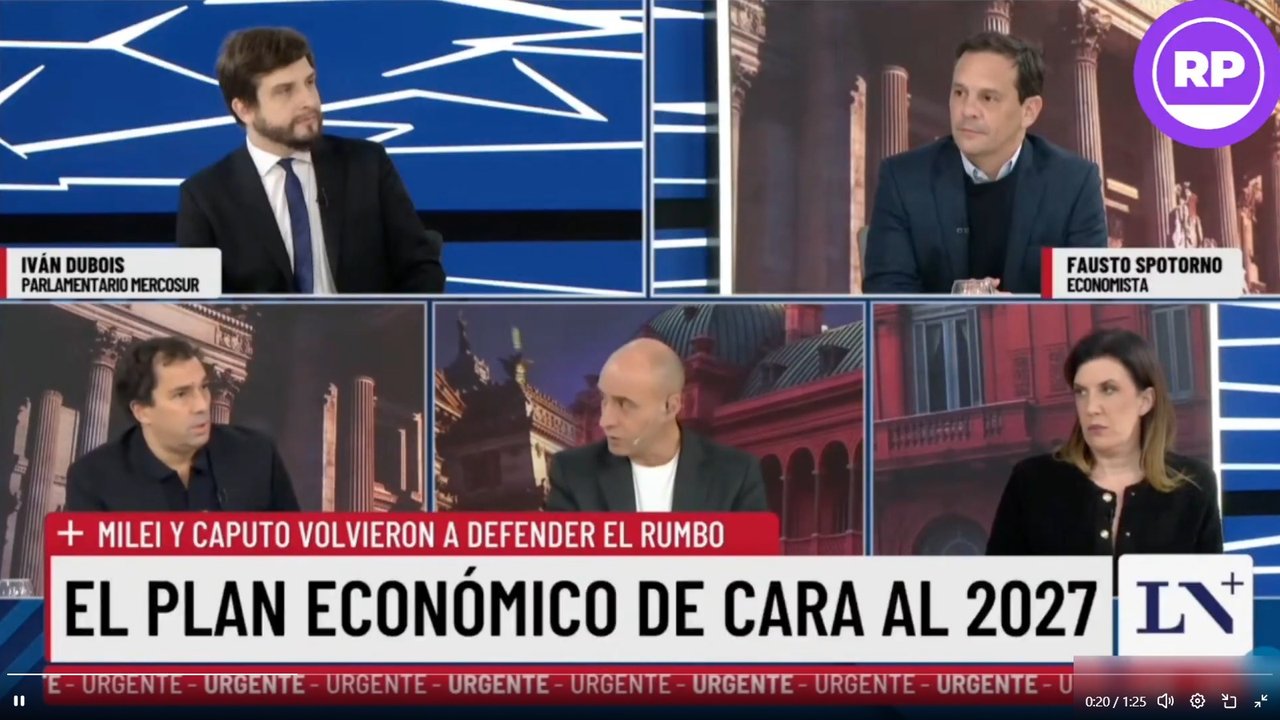 Imagen para el artículo: Trebucq elogiaba a Luis Caputo y Mariano Roa lo paró en seco: “¿Te gustó cuando dijo que no se dejen de psicopatear por el periodismo?"
