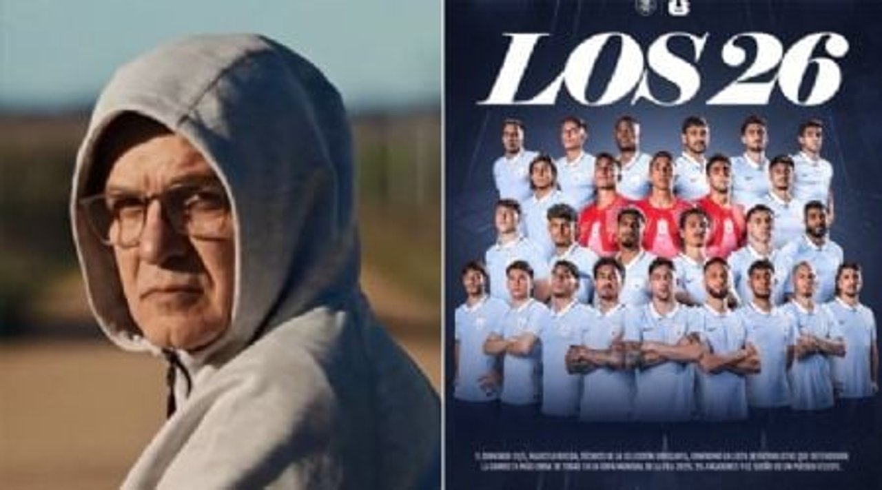 Imagen para el artículo: Con Bielsa en bicicleta, el genial video de Uruguay para presentar la lista del Mundial
