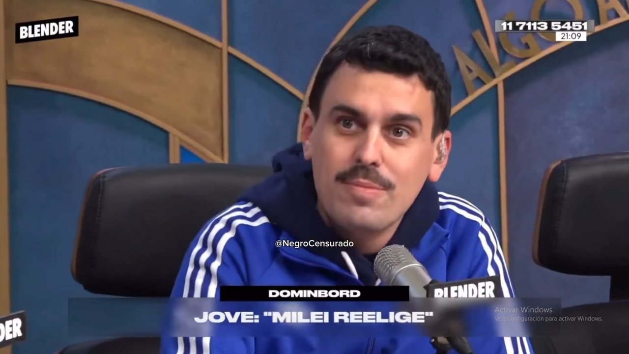 Imagen para el artículo: Manu Joven contó cuál es la audiencia que más apoya a Milei dentro de los canales de streaming y la número uno no es la de Carajo