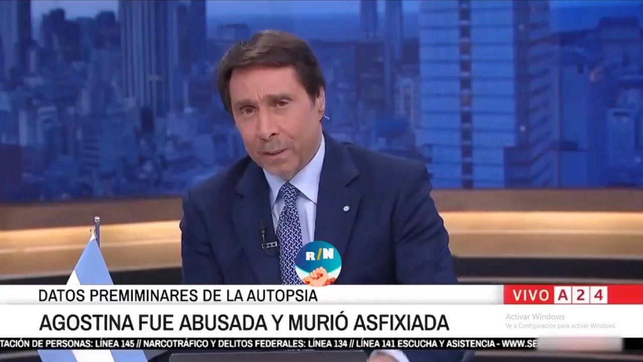 Imagen para el artículo: Hasta Feinmann contradijo al Gobierno: “Que quede bien claro, estamos hablando de un femicidio, no apareció una mujer muerta, asesinaron a una niña”