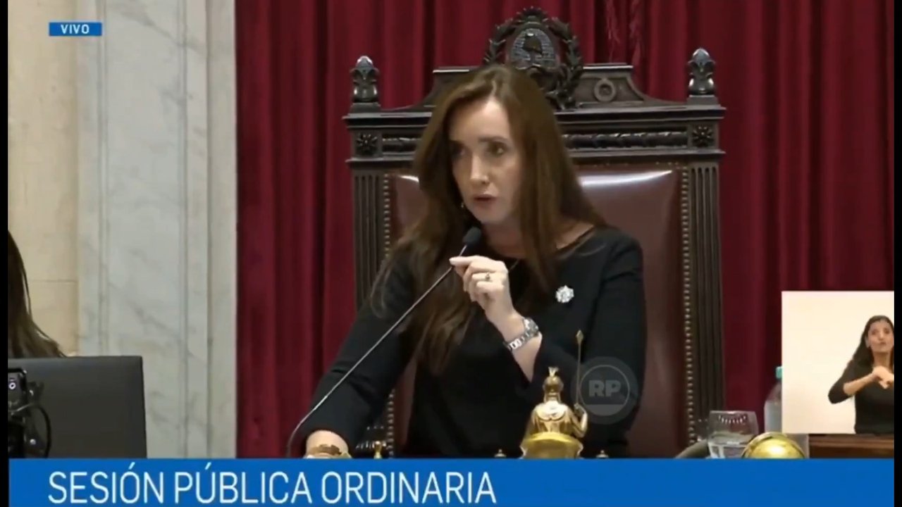 Imagen para el artículo: Villarruel ubicó a su senador Paoltroni: “A su proyecto no lo acompaña nadie del Senado"