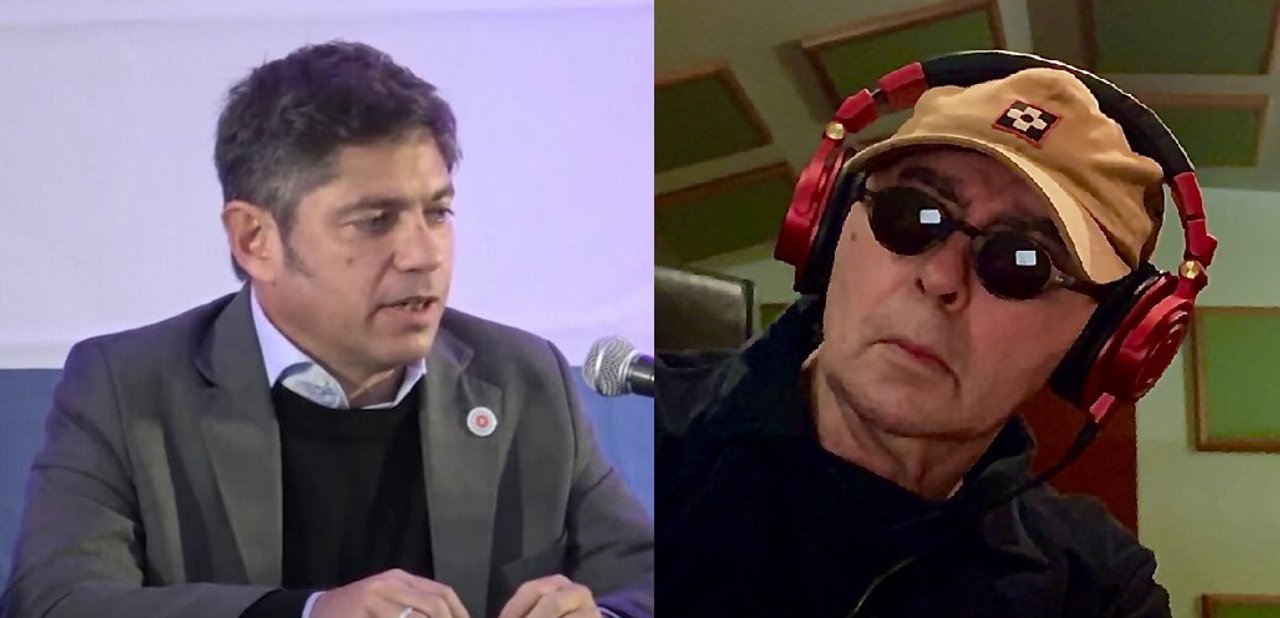 Imagen para el artículo: La teoría de las tres banderas que deja el Indio Solari: Axel Kicillof se quebró al despedirlo
