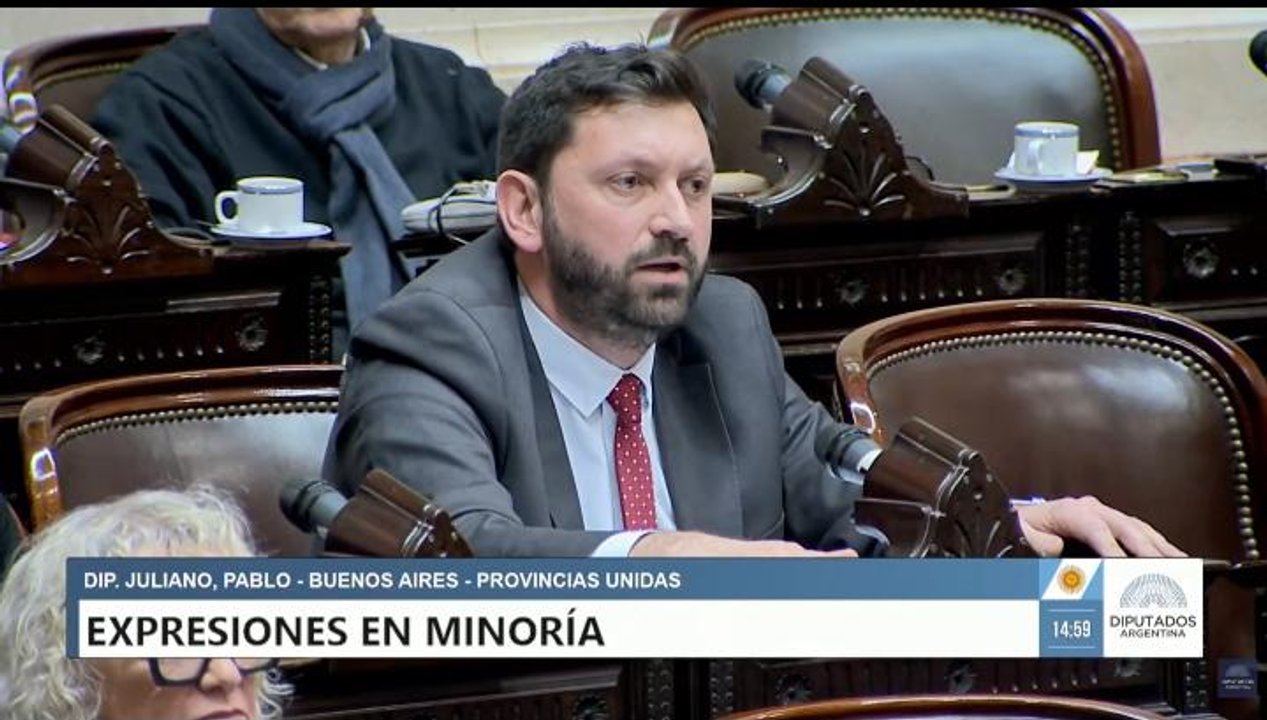 Imagen para el artículo: El Congreso blindó a Adorni y Pablo Juliano lanzó duras sospechas contra los diputados que se borraron y no dieron quórum