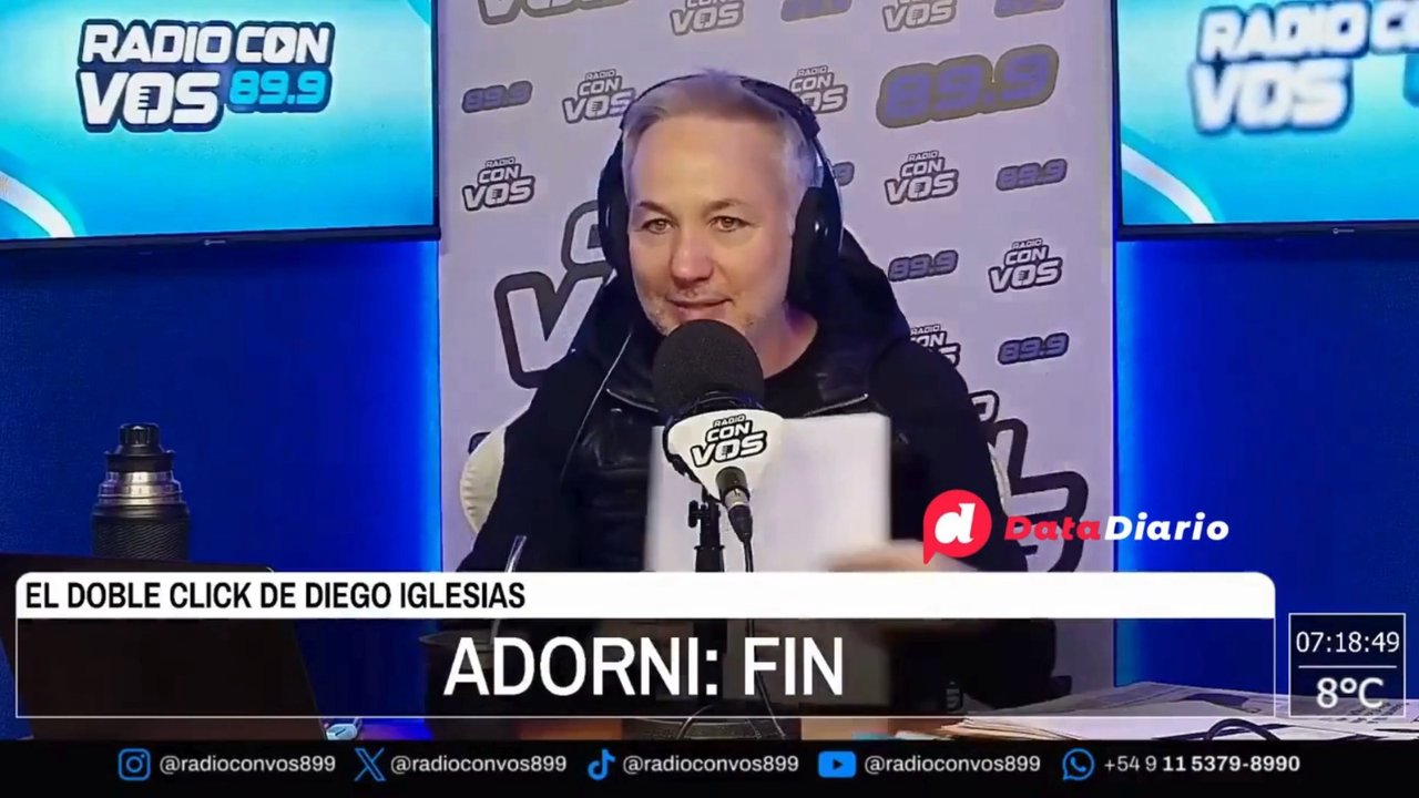 Imagen para el artículo: Diego Iglesias: “Adorni es un tipo tan miserable que hasta mete a los hijos para victimizarse cuando nadie habló de ellos"