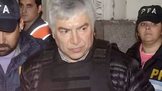 Imagen para el artículo: Lázaro Báez fue internado de urgencia por un cuadro de pulmonía