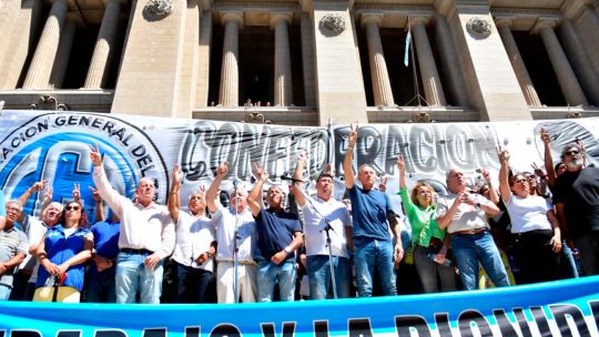 Imagen para el artículo: La CGT se moviliza este miércoles: lanza un plan de lucha contra Javier Milei, en el inicio de una serie de protestas