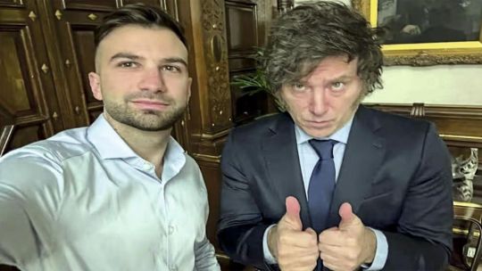 Imagen para el artículo: El video que Mauricio Novelli grabó en el búnker de Milei cuando ganó la Presidencia
