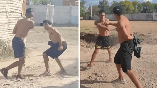 Imagen para el artículo: Video: el villero con códigos que se peleó con un manco y usó un solo brazo