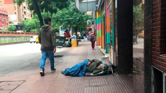 Imagen para el artículo: Dramática estadística sobre los personas que viven en la calle: el 60% empezó con Milei