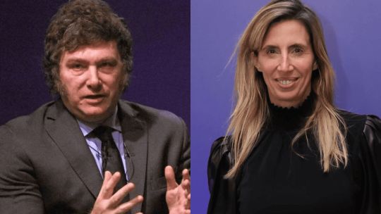 Imagen para el artículo: Milei compartió una imagen con IA de la periodista Luciana Geuna esposada