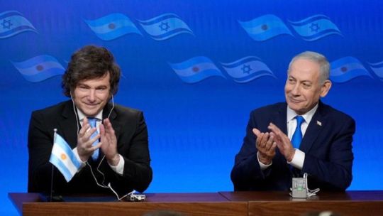 Imagen para el artículo: Netanyahu felicitó "al pueblo argentino" y a Javier Milei en especial: "Está rompiendo todas las reglas de la gravedad económica"