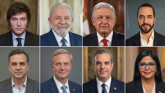 Imagen para el artículo: Encuesta: Javier Milei subió tres puestos en el ranking presidencial de América Latina