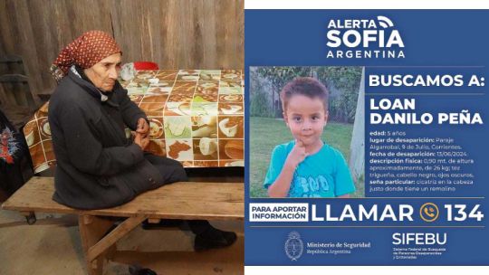 Imagen para el artículo: Caso Loan: realizan una inspección en la zona donde desapareció